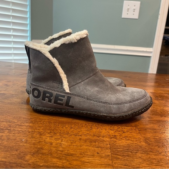 Sorel Women’s Nakisha bootie slipper gray size 7 - Picture 1 of 9